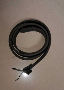 Classic Black Leather Belt