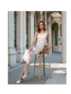 Tie-Dye One Shoulder Dress