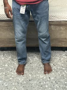 Blue straight Fit Jeans