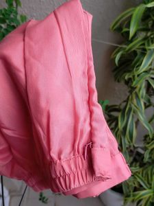 Gerua Salmon Pink Pant Kameez Suit