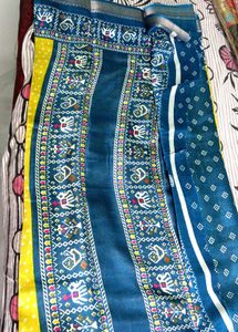 New Dola Silk Saree With Blouse Piece