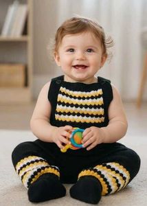 Cute Baby Knit Outfit