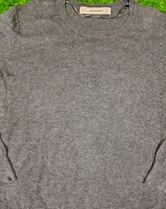 Imported Stylish Grey Pullover Sweater