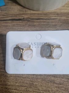 Cube Stone Earrings