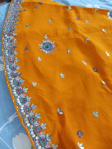 Haldi Ceremony Lehenga Choli And Dupatta