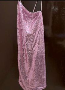 Sparkly Pink Mini Dress