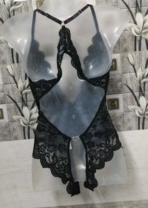 Black Lace Bodysuit Lingerie