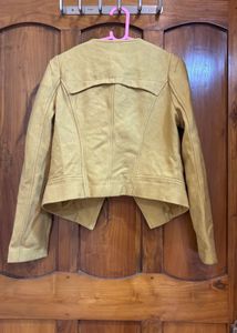 Yellow Military Style Jacket