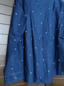 Spykar Men Blue Printed Casual Shirt