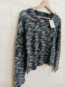 Stylish Knit Sweater crop