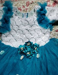 Cute Blue Party Dress