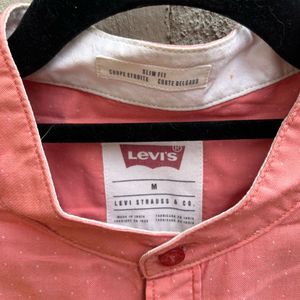 Levi&#39;s Mandarin Collar Shirt
