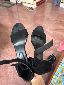 Black Block Heels