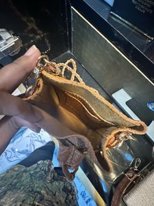 Brown Bucket sling Bag