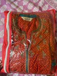Biba A Line Kurta Set