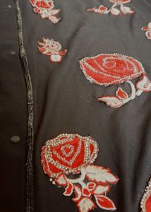 Floral Embroidered Abaya