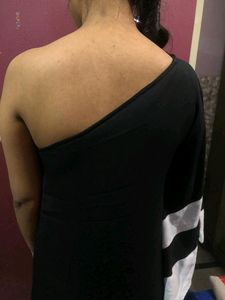 ONE SHOULDER KAFTAN DRESS