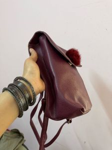 ‼️Brand New Burgundy Mini Backpack‼️