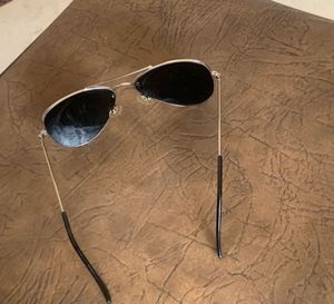 Silver Aviator Sunglasses