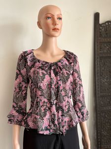 Floral Sheer Top