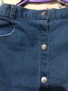 Denim Skirt.