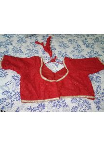 Stylish Tote Bag With Red Blouse