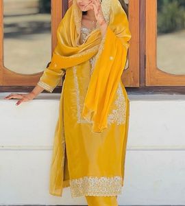 Yellow Kurta Suit / Salwar Set