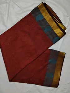 Elegant Maroon Saree