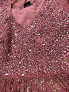 Dusty Rose Embellished Dress