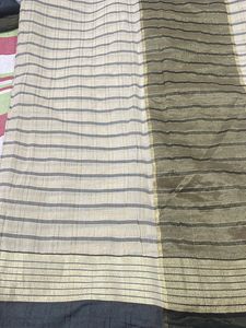 Cotton saree with zari border
