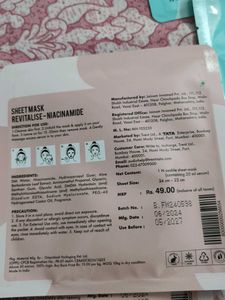 Zudio Niacinamide And Hyaluronic Acid Sheet Masks