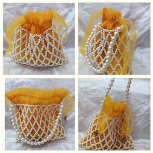 Ruffled Colorful Clutch