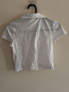 White Crop Top
