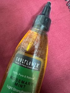 Soulflower Rosemary Mint Hair Oil