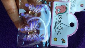 Butterfly Hair Ties 3 Pcs