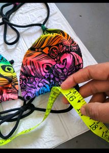 Colorful Bikini Top 30 t0 32 inches