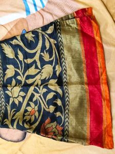 Black &amp; Gold Embroidered Kurti