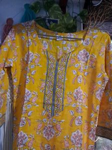 Floral Print Kurta