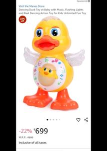 Dancing Duck Toy for kids