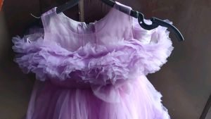 Cute Purple Tulle Dress
