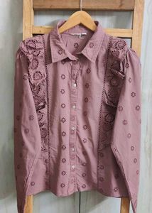 Eyelet Embroidered Blouse Bust Size-38-40