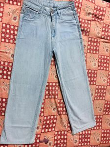 Light Wash Wide Leg Jeans
