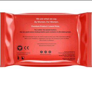 the womans company day pads, 8 pieces in one pack
