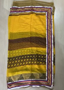 Elegant Yellow Saree