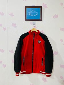 Men Red Cool Looking Full Sleeves Jacket