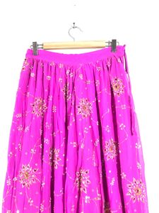 Pink Embroided Lehenga Choli Set (Women’s)