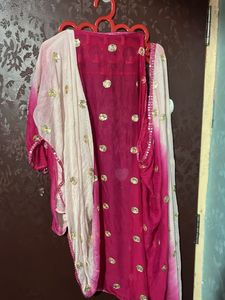Pink Ombre Dupatta