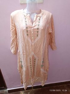 Xxl Avaasa Peach Kurta