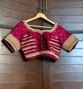 Wedding Special Burgundy Gold Work Lehenga Choli