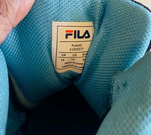 Fila Men Flavio Black/ACD Blue Sneakers-UK 10
